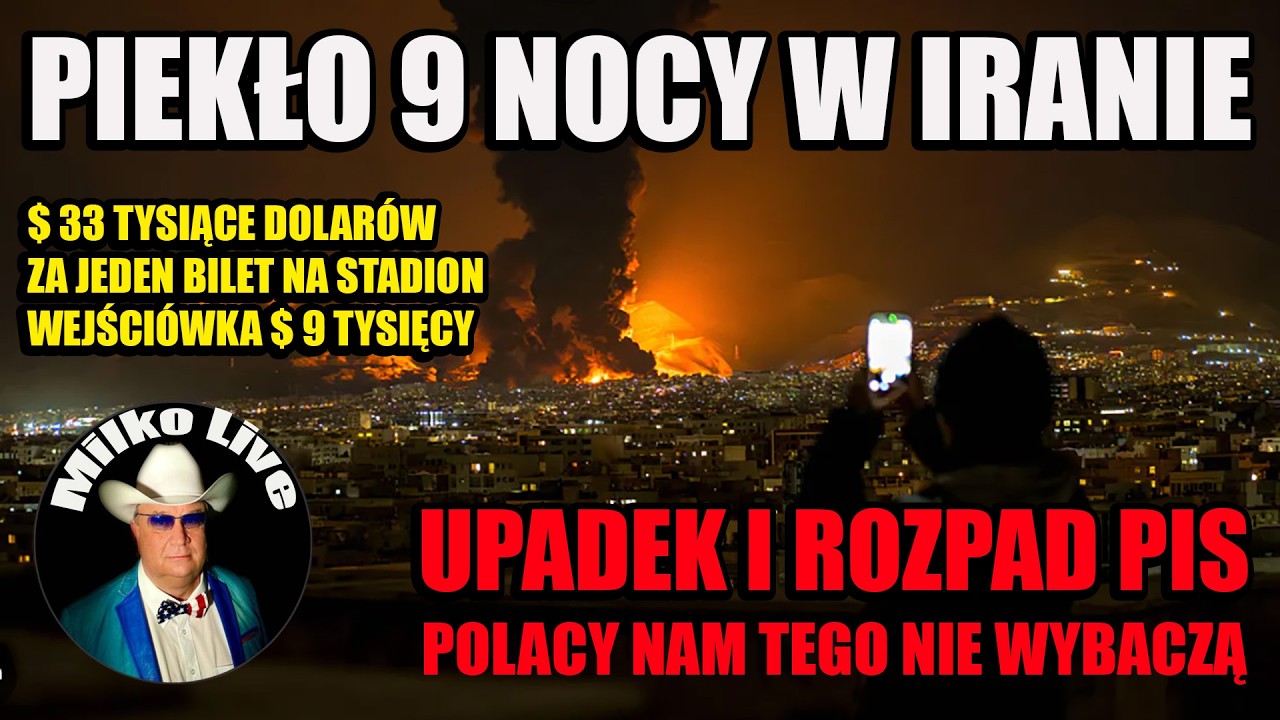 PIS już się rozpadł. Polacy tego nam nie wybaczą.$33 tyś za bilet na stadion. Irańskie piekło 9 nocy