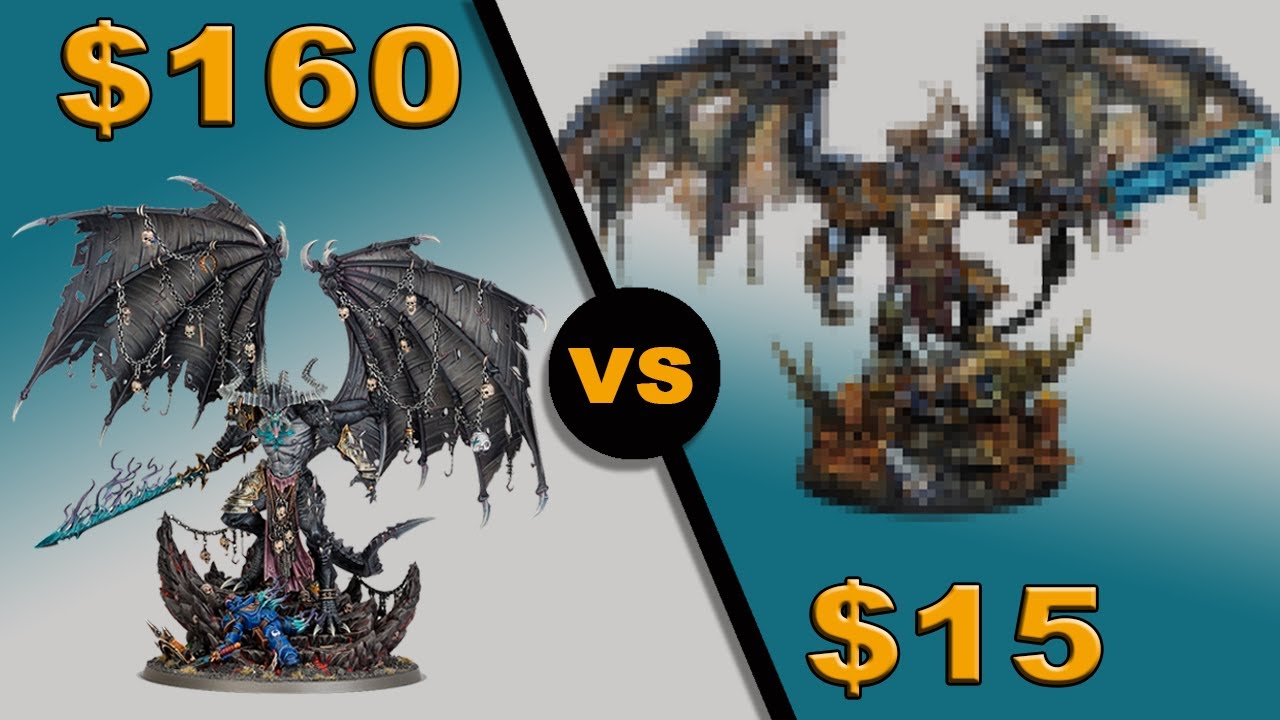 Warhammer Proxy: 3D Printing and Painting Be'lakor