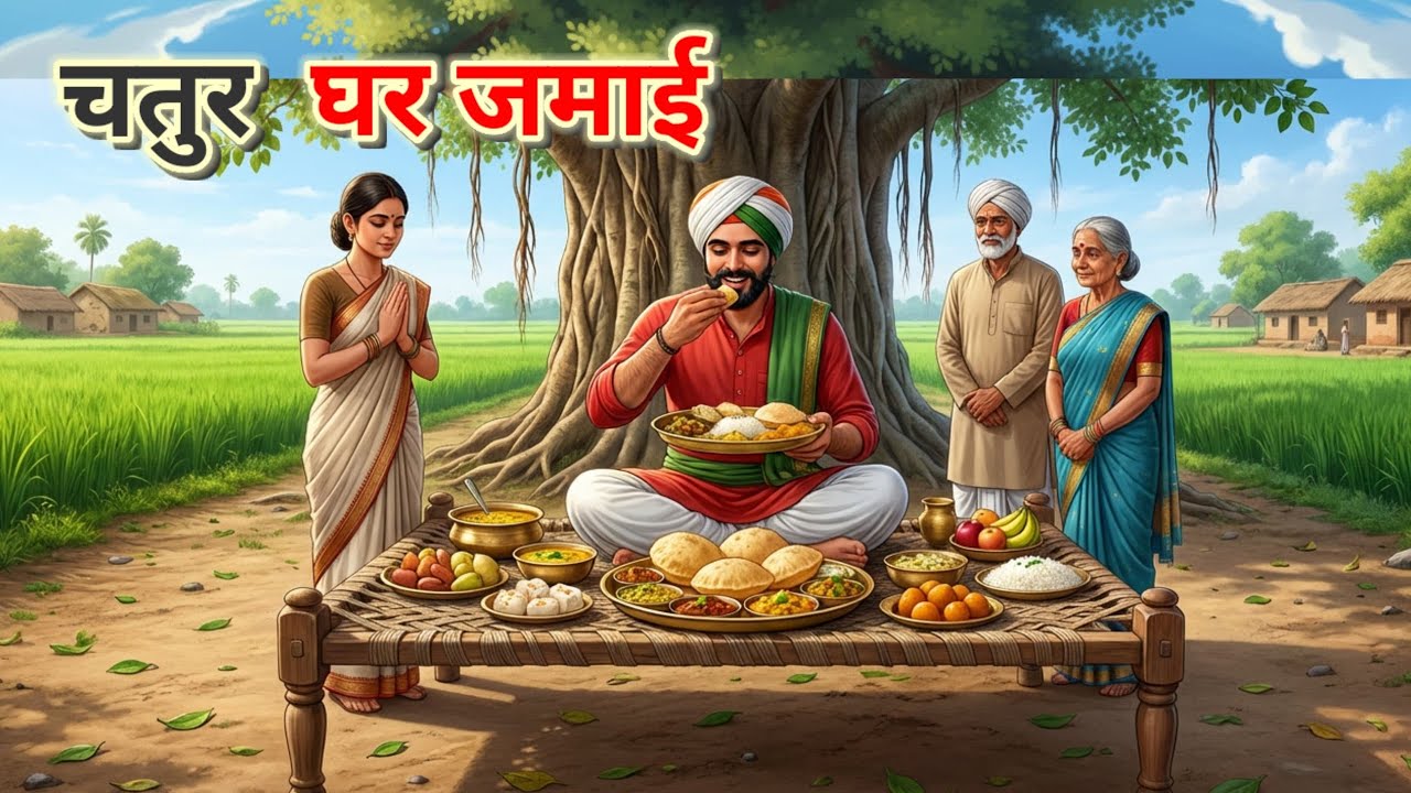 💠 चतुर घर जमाई |Hindi Moral Story |शिक्षाप्रद कहानी |Panchtantra ki kahani | Bedtime cartoon Story