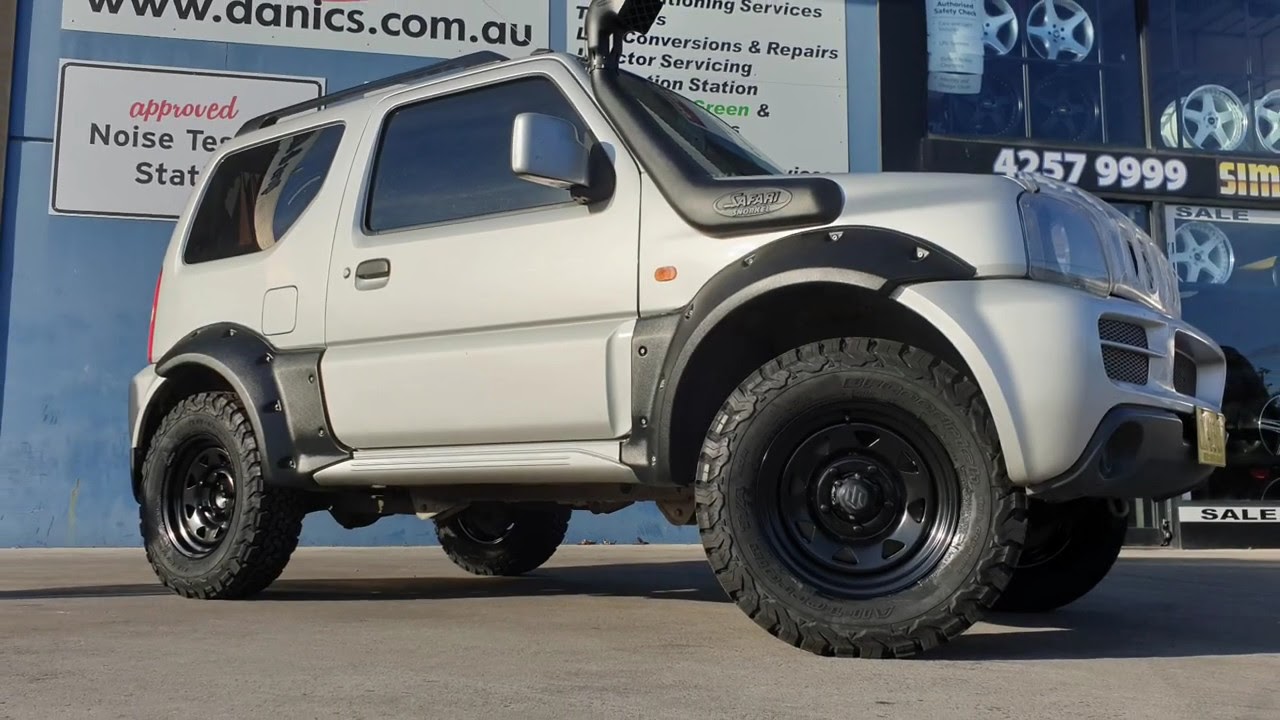 Terra by King Wheels fitted on a Suzuki Jimny