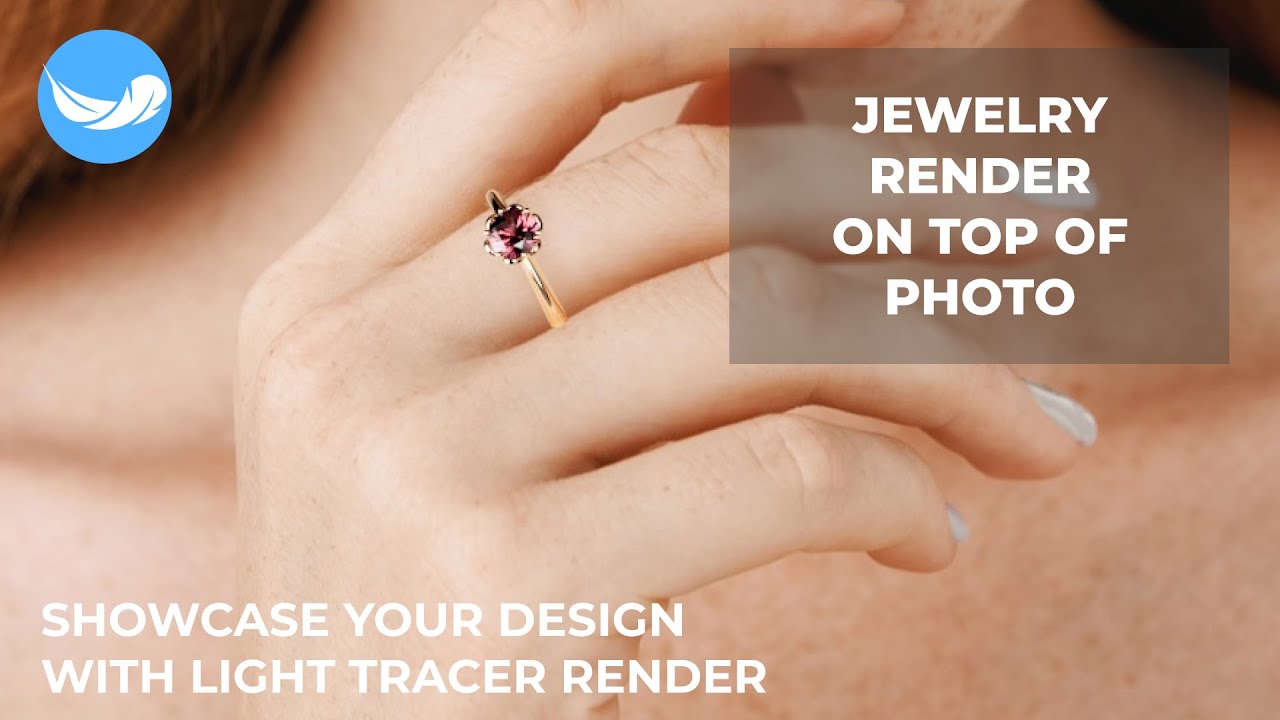 How to render jewelry on top of photo