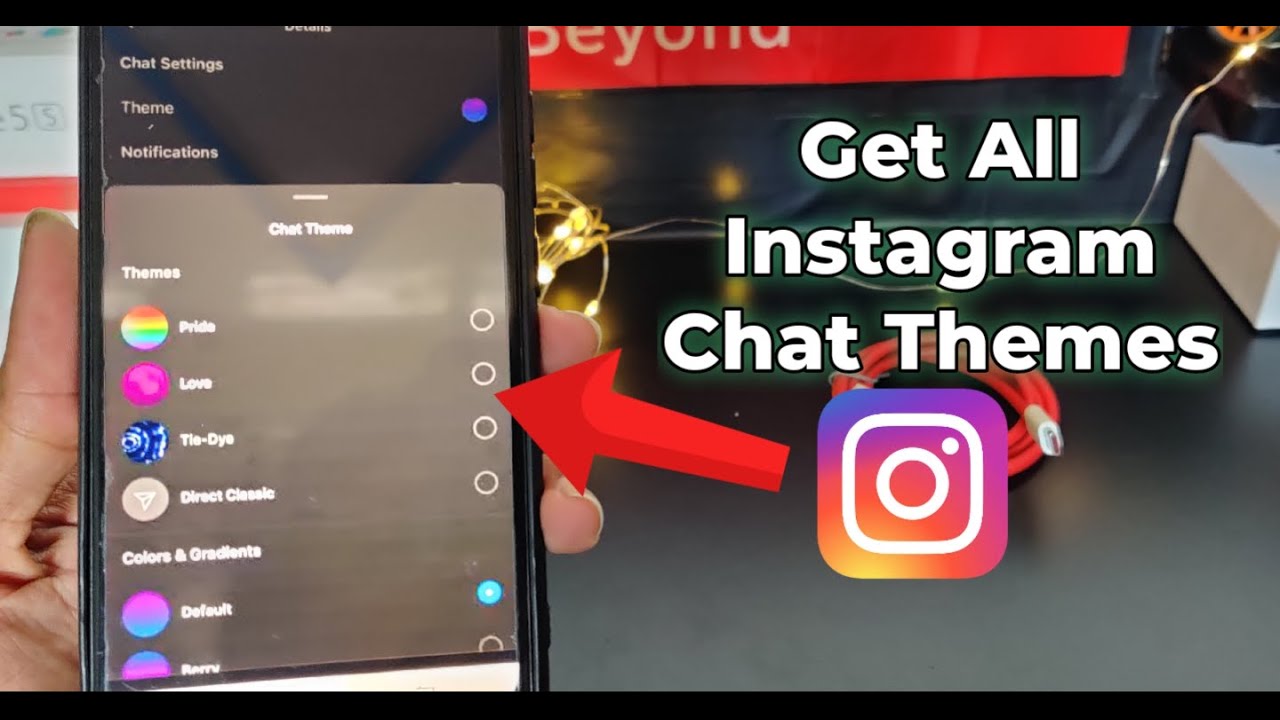 Get all Chat Themes On Instagram; New Instagram Update Love Theme Halloween Theme,