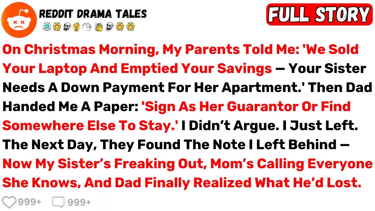 On Christmas Morning, My Parents Told Me: 'We Sold Your Laptop And... - Best Reddit Stories