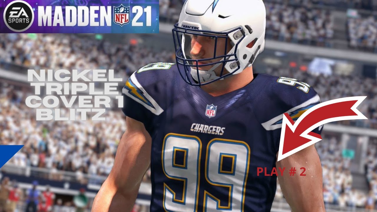 Cover 1 Blitz Nickel Triple - Madden NFL 21