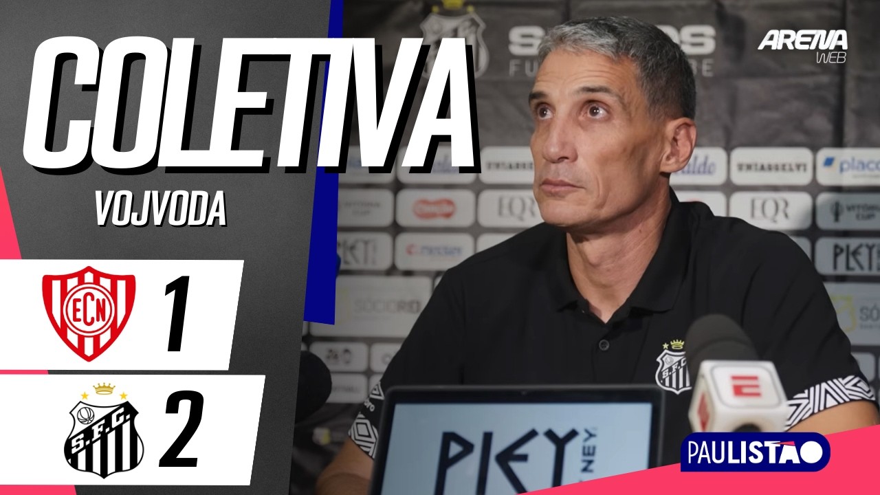 COLETIVA VOJVODA | AO VIVO | Noroeste x Santos - Paulistão 2026