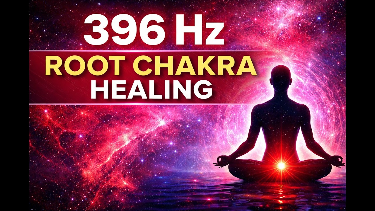 396 Hz Root Chakra Healing Frequency | Release Fear & Ground Yourself (No ads)