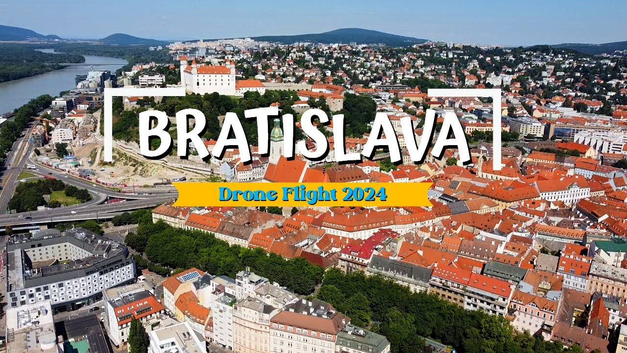 Bratislava Drone Footage / Stare Mesto, Petrzalka, Slovakia