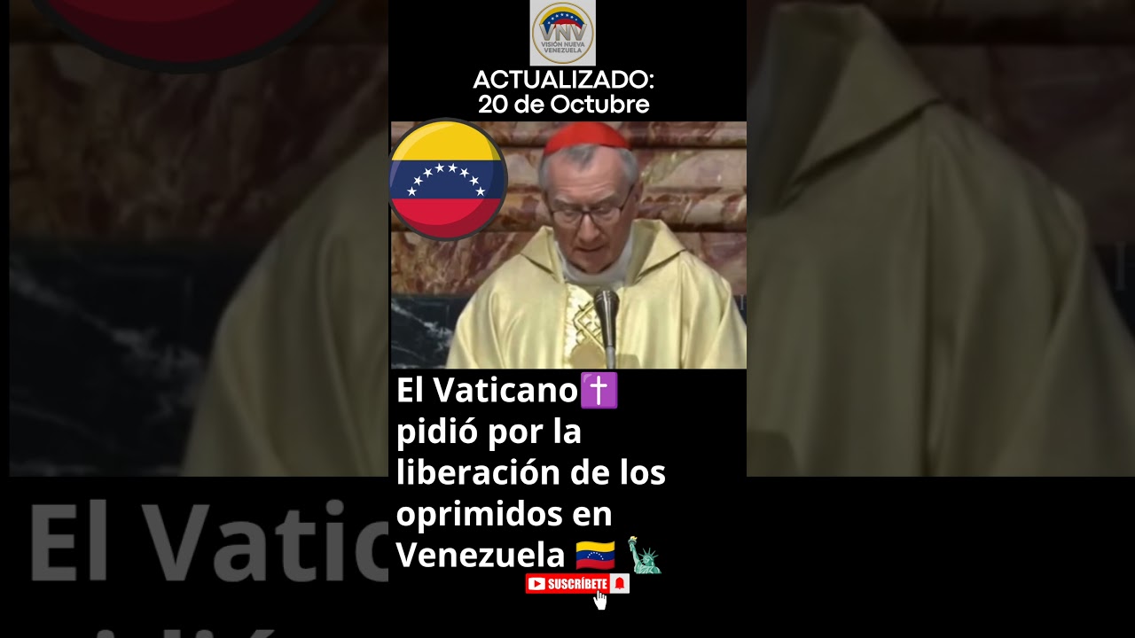 El Vaticano pidi&oacute; por la liberaci&oacute;n de los oprimidos en Venezuela 🇻🇪🗽