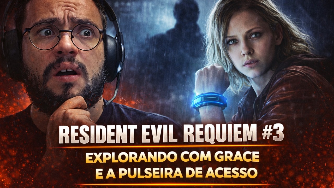 RESIDENT EVIL REQUIEM #3 – EXPLORANDO COM GRACE E A PULSEIRA DE ACESSO