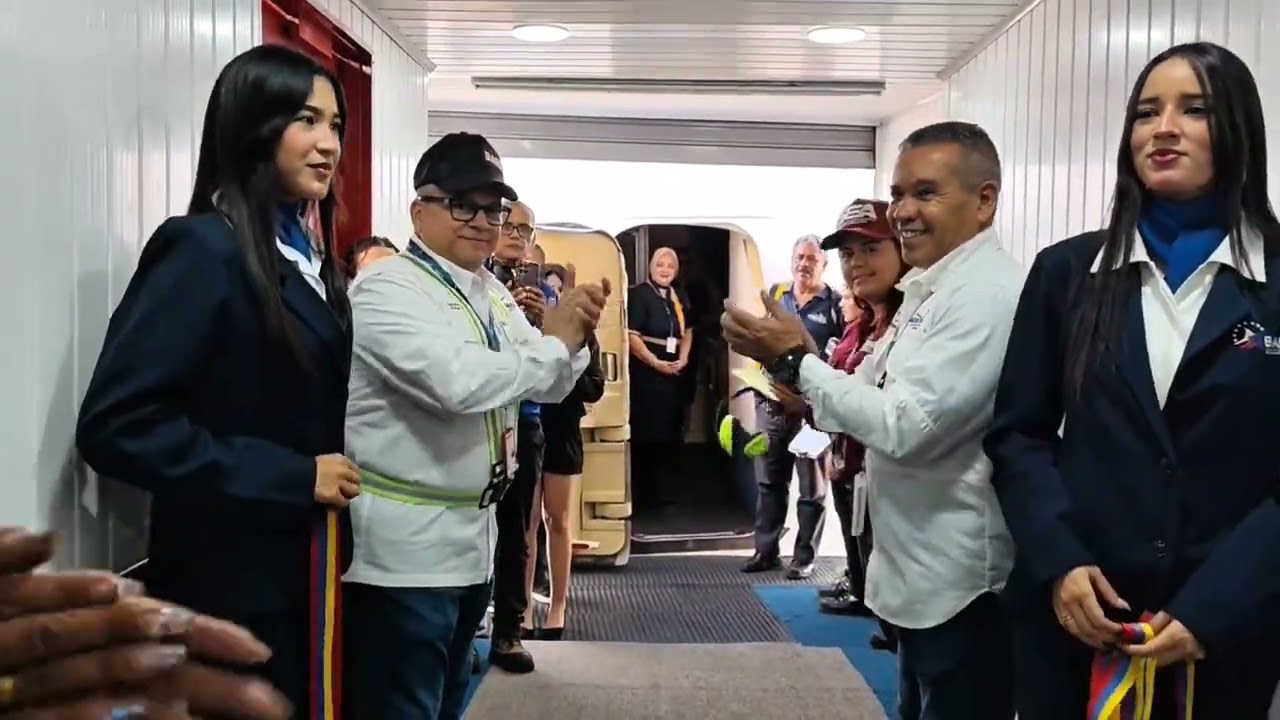 La Aerolínea Pionera de Venezuela efectúa su vuelo inaugural a la Tierra del Sol Amada
