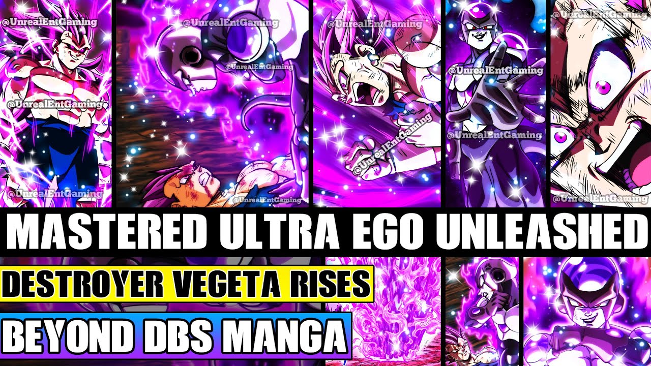 Beyond Dragon Ball Super Mastered Ultra Ego Vegeta Unleashed On Black Frieza And Platinum Cooler!