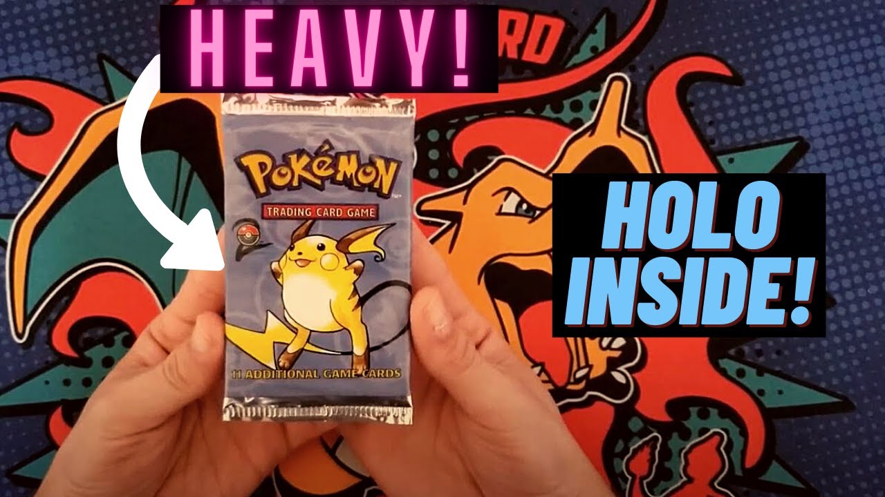 OPENING A *HEAVY* BASE SET 2 VINTAGE POKEMON BOOSTER PACK! HOLO PULLED!