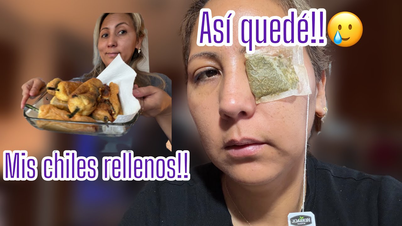 Así amanecí- hice chiles rellenos!!-vlog