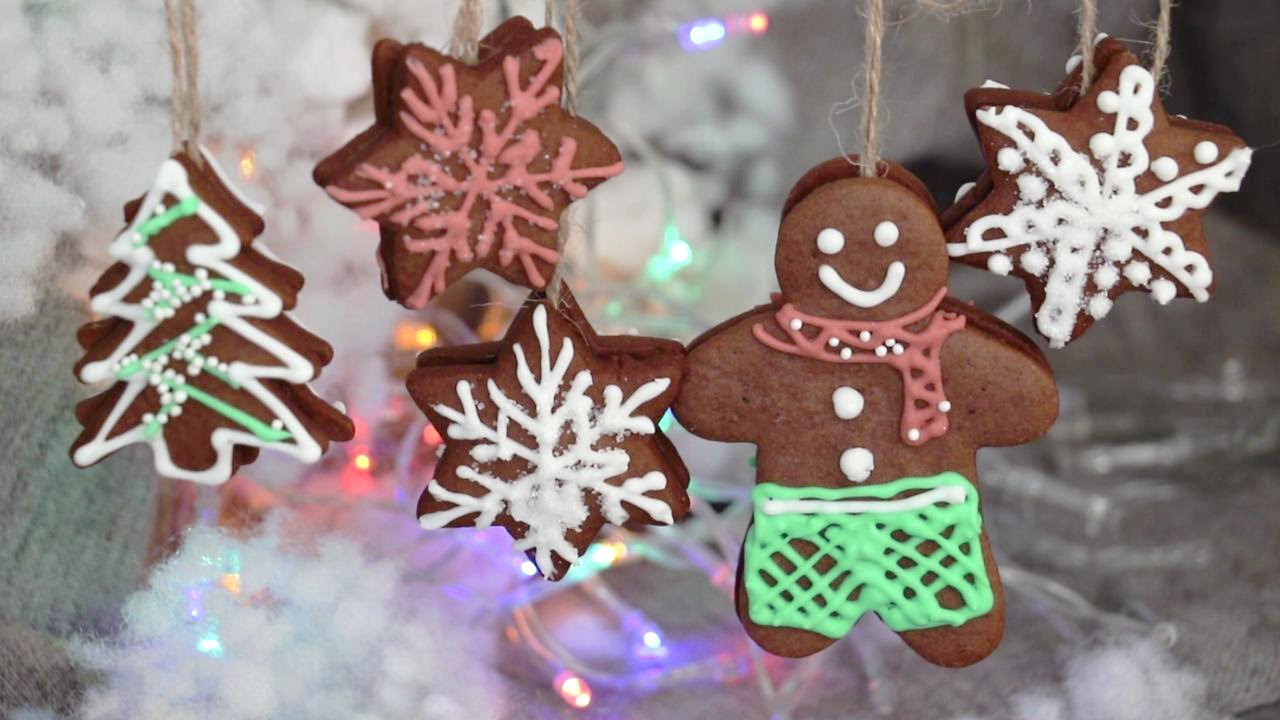 ПРЯНИКИ НА ЯЛИНКУ!!! ПРИКРАСИ НОВОРІЧНІ СВОЇМИ РУКАМИ / Gingerbread for the Christmas tree