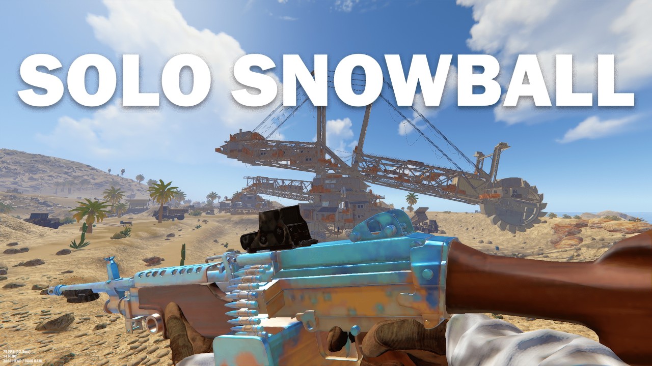 Fighting CHINESE Clans at EXCAVATOR!!! - A Solo Snowball