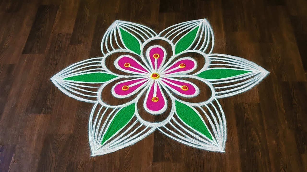 Beautiful and simple rangoli kolam designs🌺| ugadhi special muggulu designs🌺|panguni matham kolam 🌺