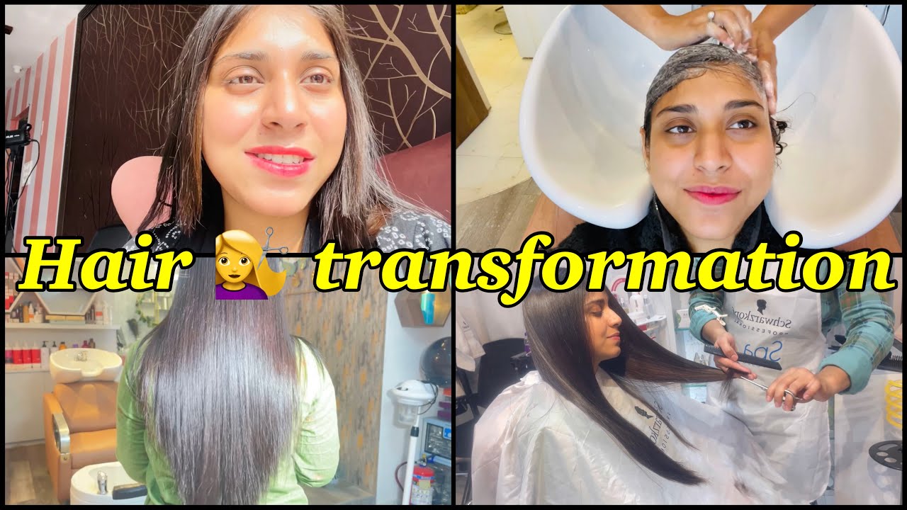 OMG !💇‍♀️Doing my hair permanent straight |All about hair straightening treatment Experience 🤐