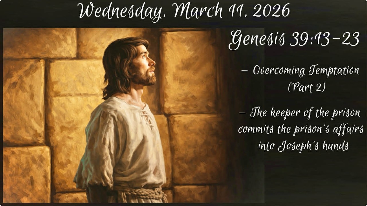 Wednesday, March 11, 2026 - Genesis 39:13-23