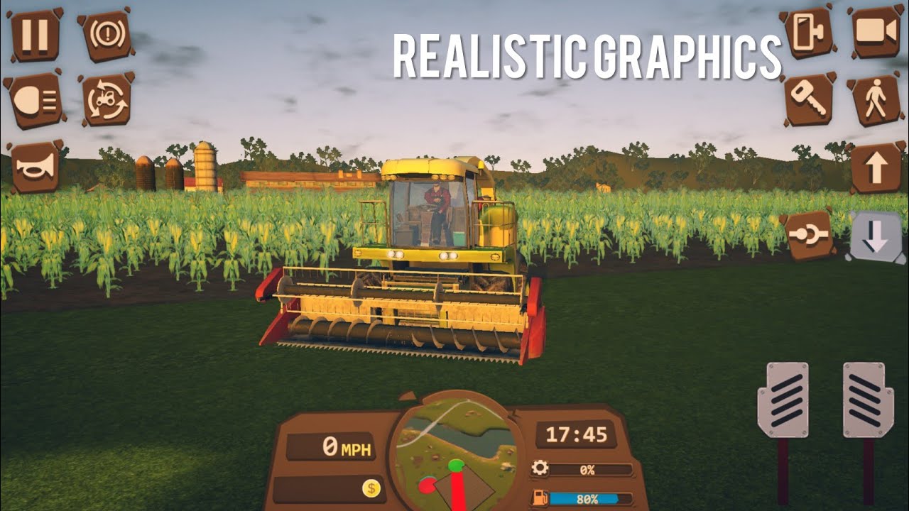 Farmer Sim 2018 Gameplay! No Commentary 1080p60
