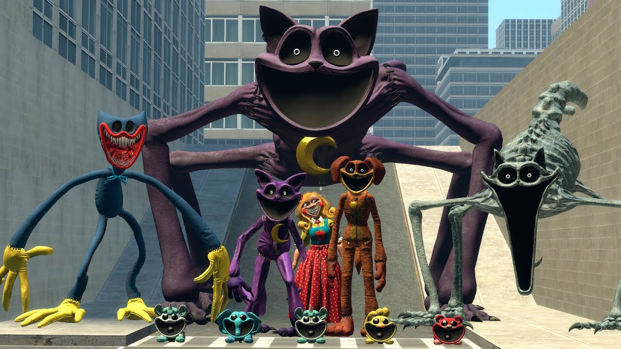 Surviving the Poppy Playtime Characters, Chapter 1, 2, 3, 4 | Garry's Mod