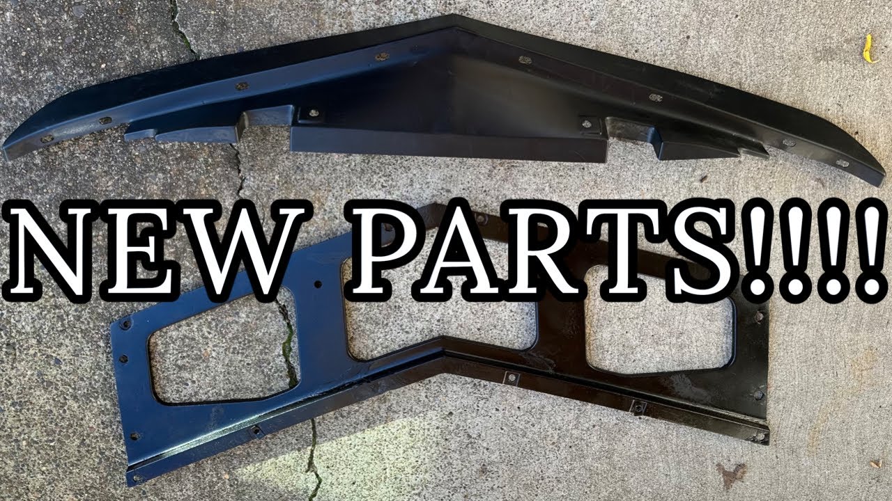 INSTALLING A NEW FRONT SPOILER ON MY C3!!! #newparts #chevy #corvette #installation #fyp