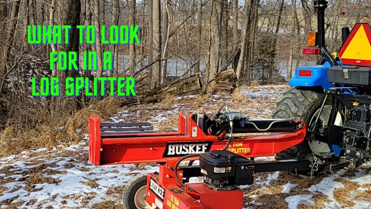 What to look for in a Log Splitter