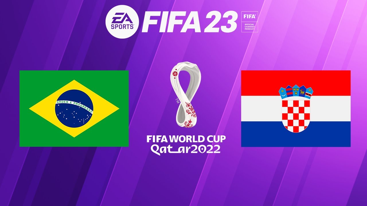 Brasil x Croácia | FIFA 23 Gameplay Copa do Mundo Qatar 2022 | Final [4K 60FPS]