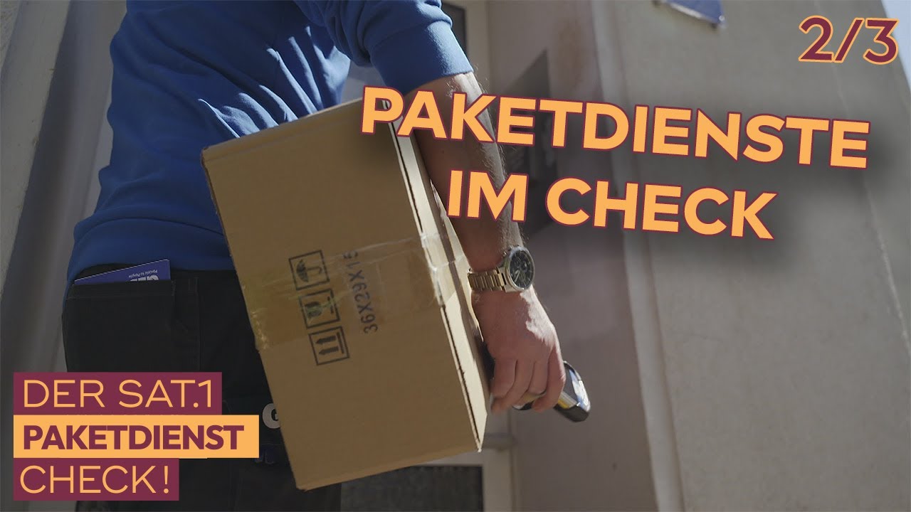 Paket-Wettrennen: DHL, Hermes, UPS & Co. – Wer ist am schnellsten? | 2/3 | SAT.1 Paketdienst-Check!