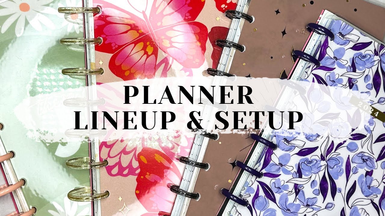 2024 PLANNER LINEUP & SETUP 📒 | THE HAPPY PLANNER | FRANKENPLANNING