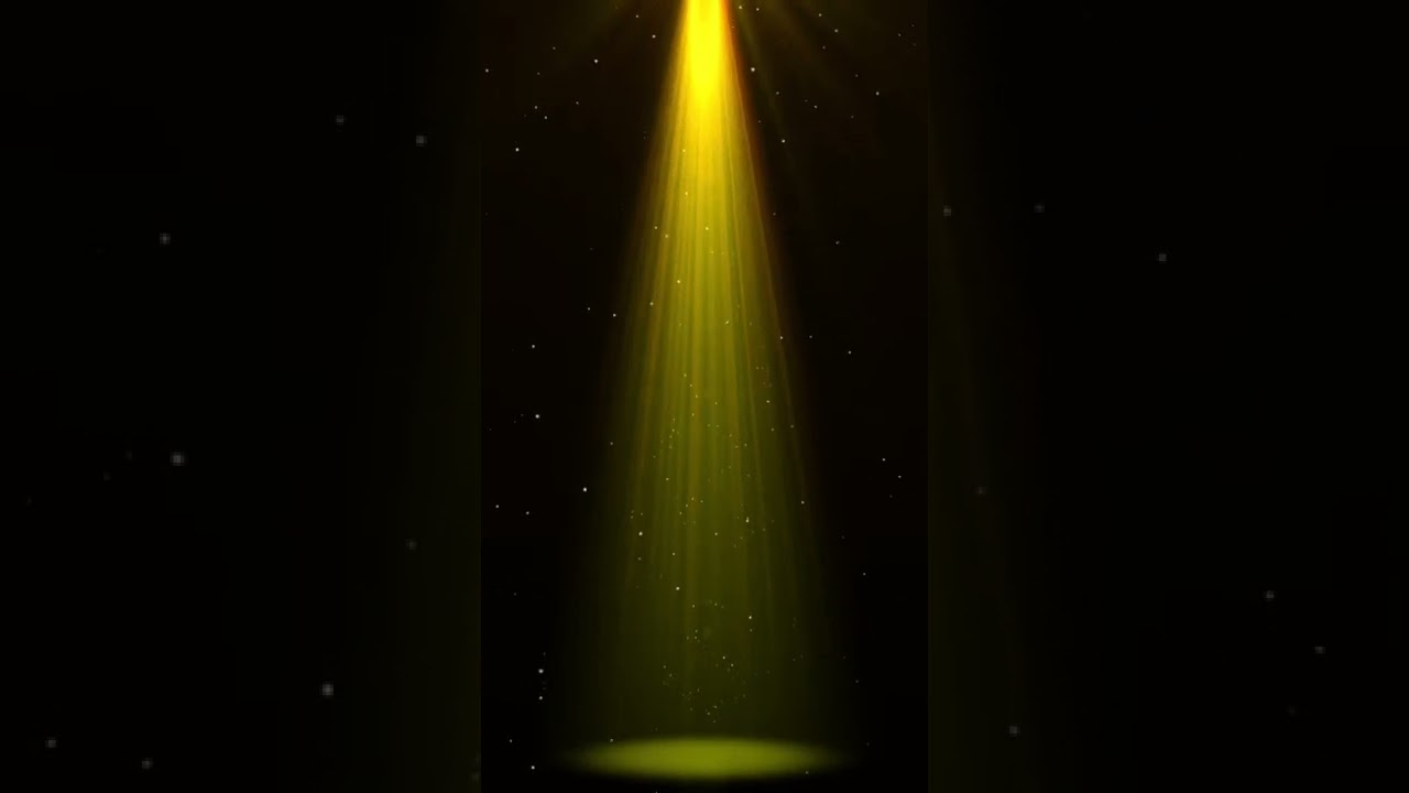 yellow three spotlight loop animation - Download Stock Footage #shorts