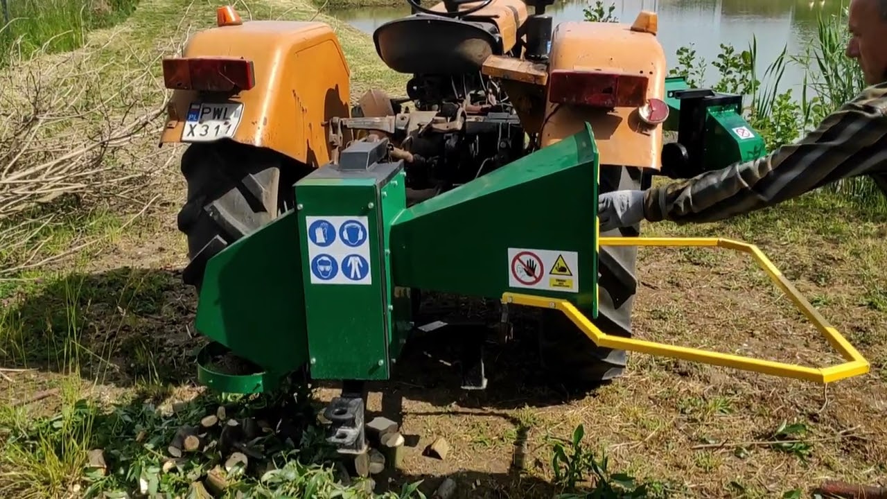 Rębak walcowy do 11 cm na WOM do ciągnika Masz-Ciąg