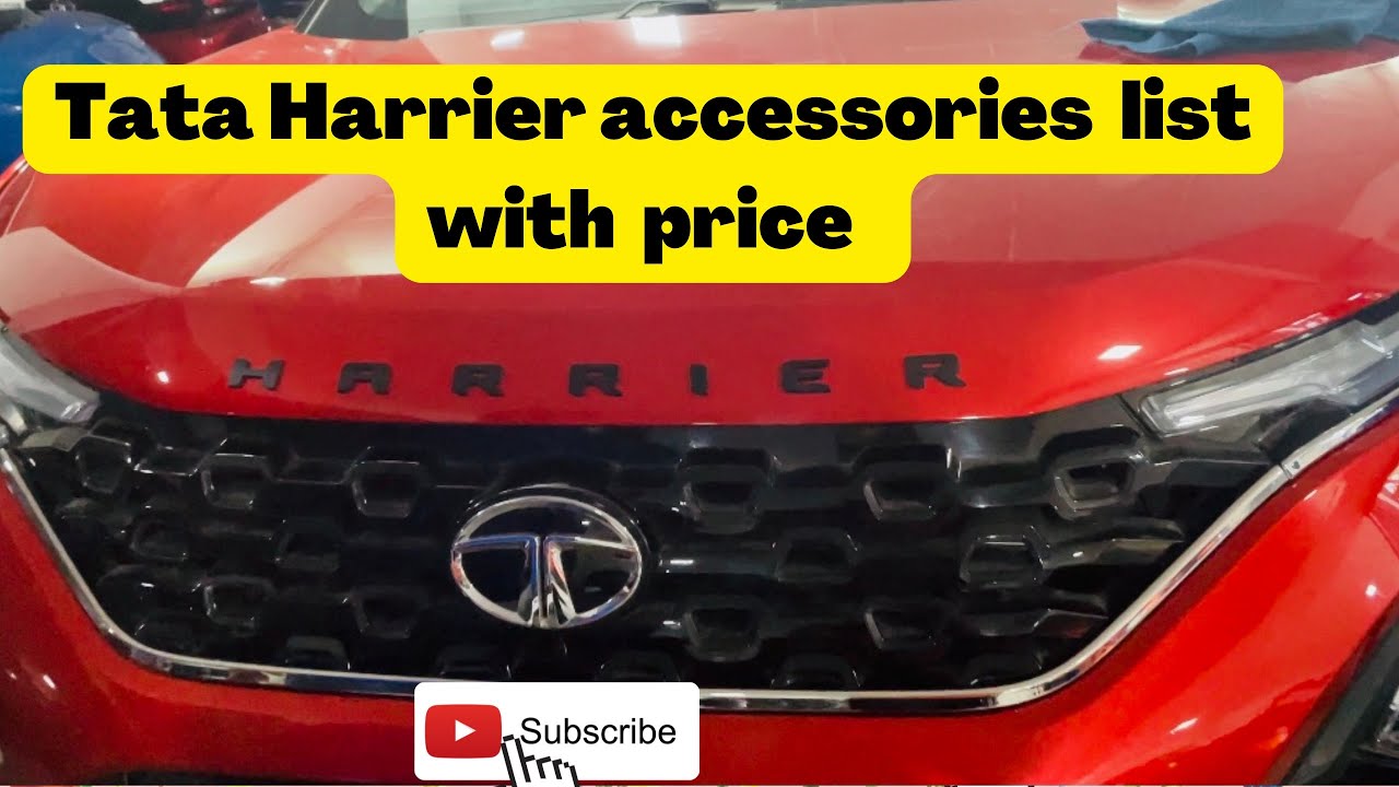 Tata Harrier 2022 complete accessories with pricing #tataharrieraccessories