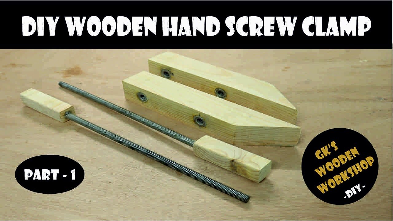 DIY Wooden Hand Screw Clamp | Part-1 | Easy and Simple