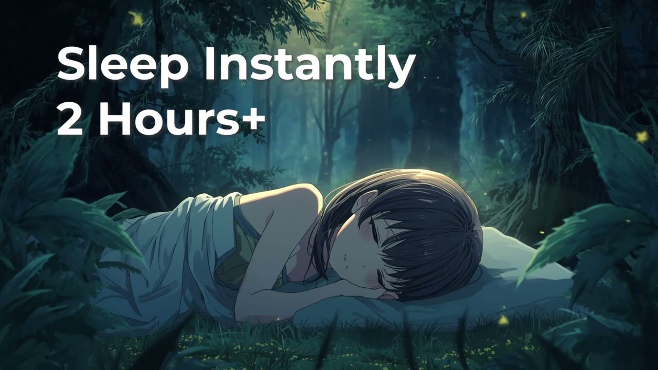 Sleep Instantly Music 2 Hours+  Deep Sleep & Insomnia Relief  Anime Nostalgic BGM