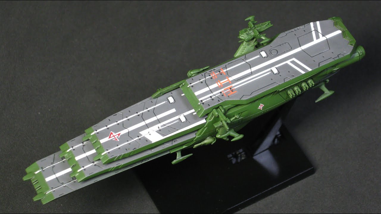 バンダイ メカコレクション ガイペロン級多層式航宙母艦 バルメス  制作動画　宇宙戦艦ヤマト2205
