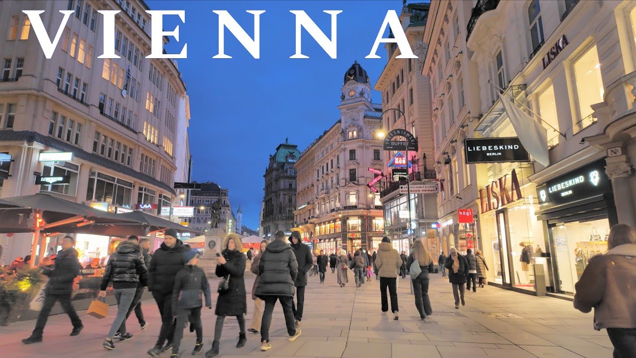 Vienna Austria, February 2026 🇦🇹 Walking Tour, Golden Hour in Vienna 4K UHD