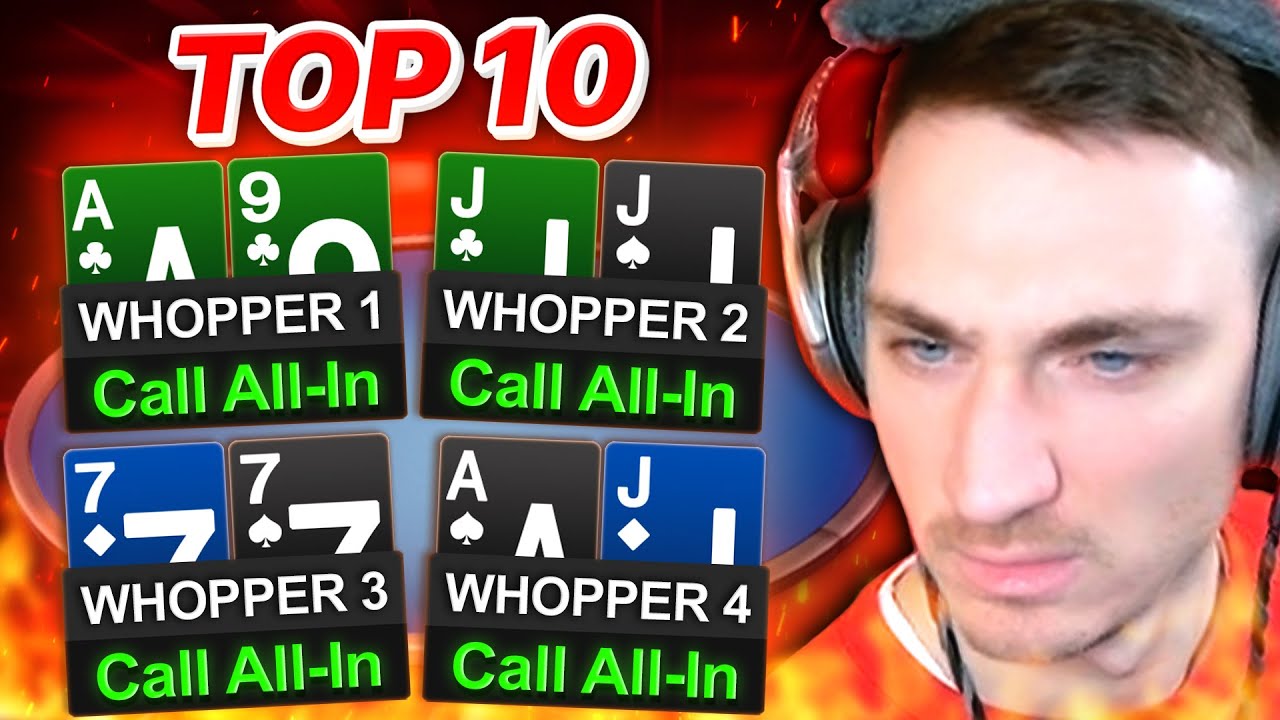 NOBODY EVER FOLDS TO ME?! | Top 10 Hands Ep. 186