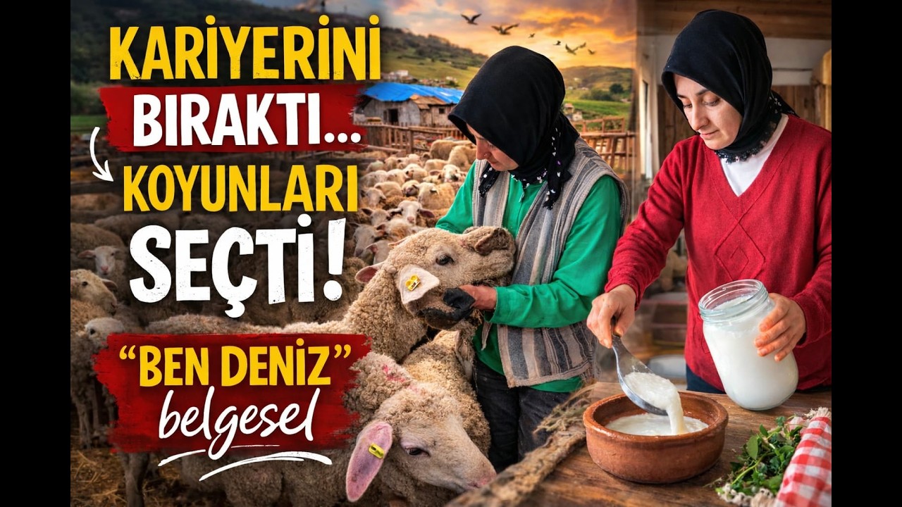 Kariyerini Bıraktı Koyunların Peşinde Koşuyor