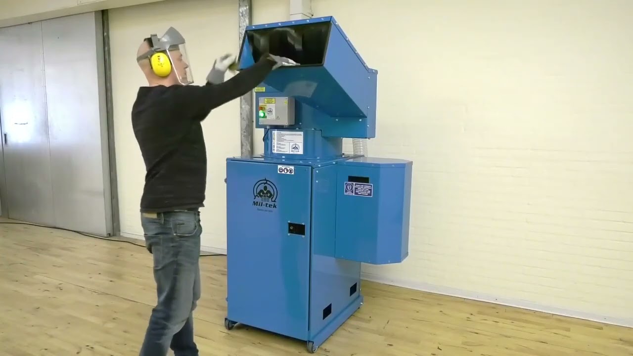 Mil-tek  trituradora vidrio GC600