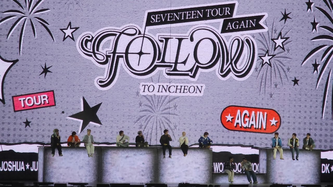 [세븐틴 SEVENTEEN] 엔딩 멘트 (원우, 민규, 도겸, 승관, 버논, 디노)240331 Follow Again to Incheon FanCam 직캠
