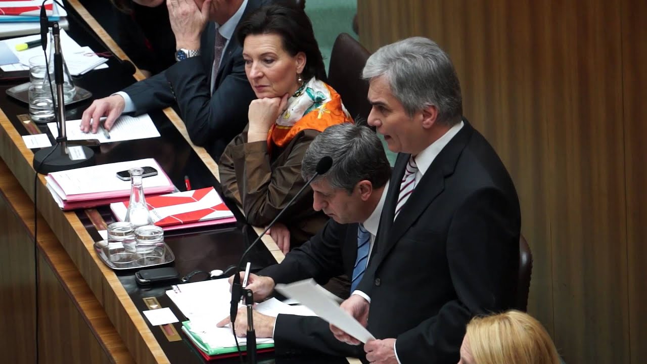 Faymann zur FPÖ: 