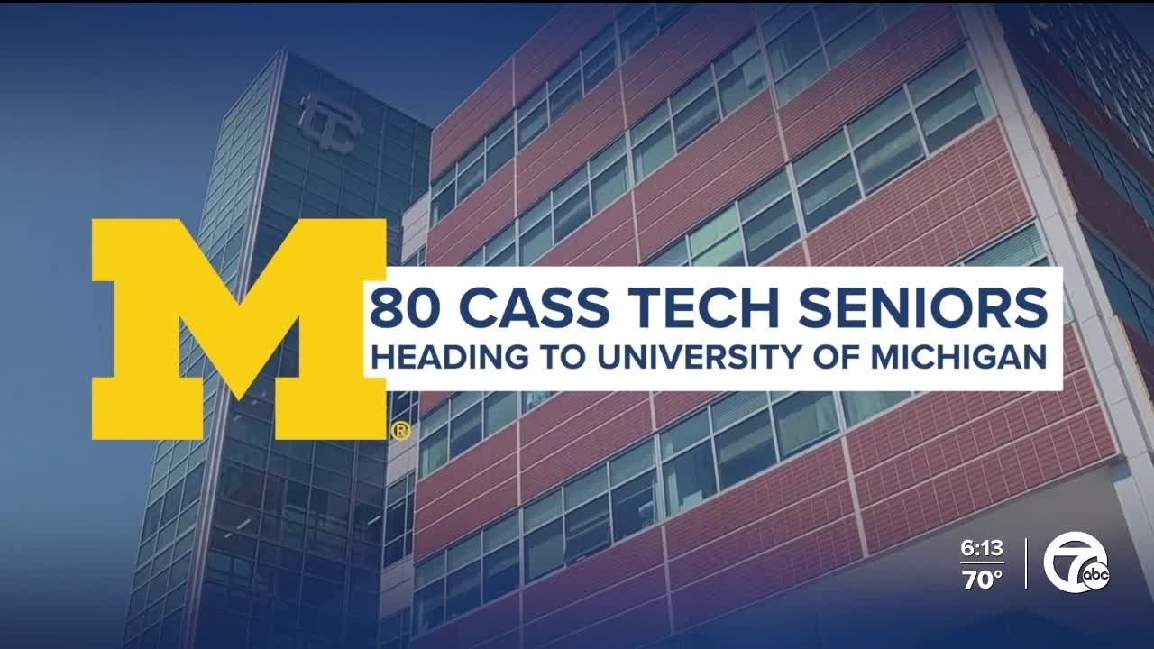 Cass Tech celebrates 80 students who are heading to the University of Michigan