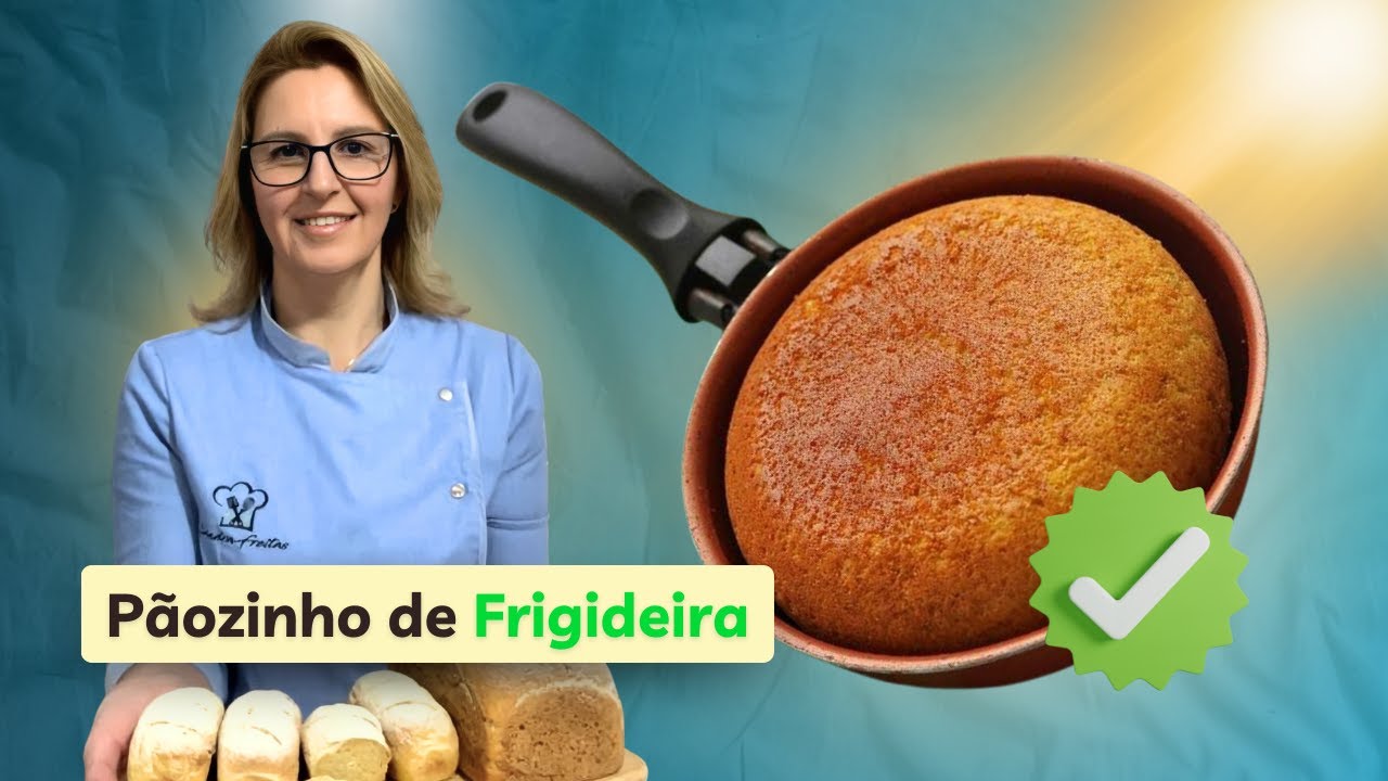 Pãozinho de Frigideira | RECEITA SEM GLÚTEN e LACTOSE | Chef Sandra Freitas