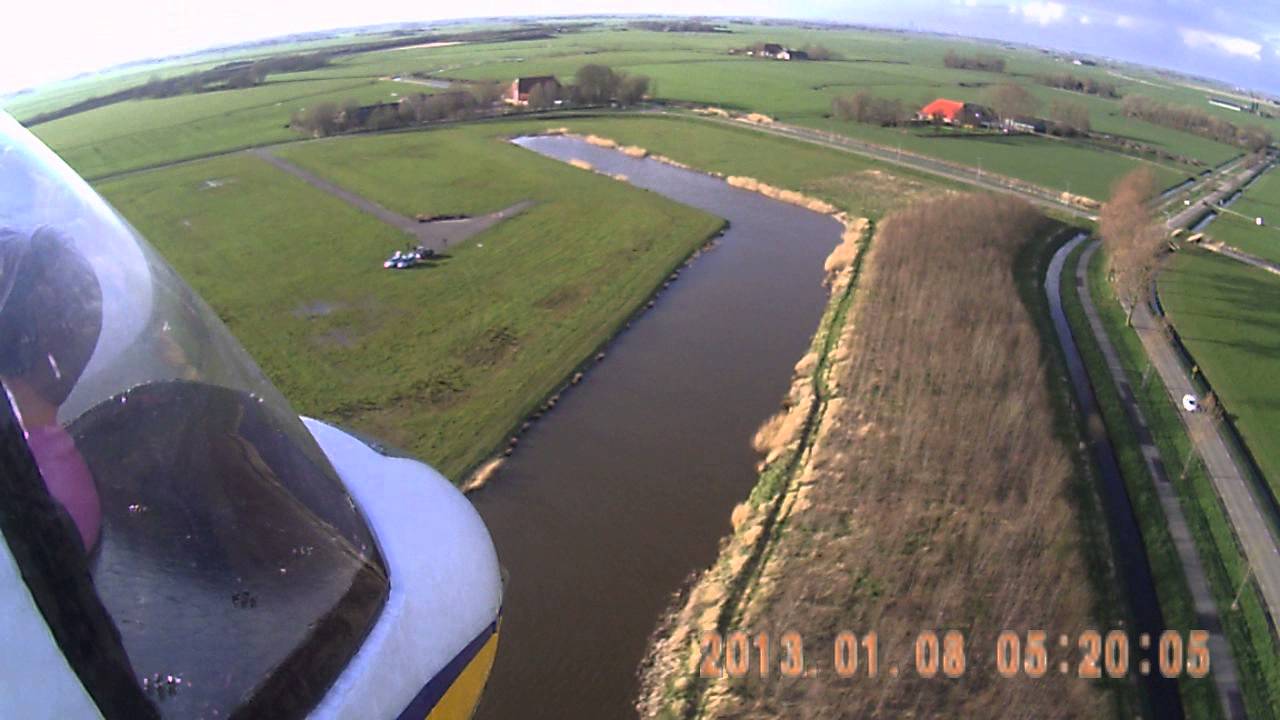 Grouster Aviation Group 23 mrt 2014 1st Flightcam movie RK
