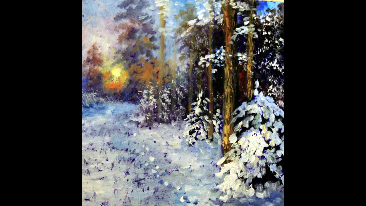 Лес,зима