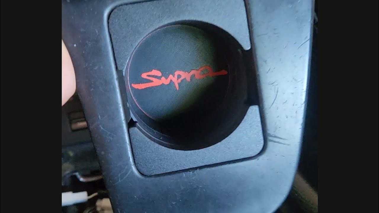 MK4 Supra Cup Holder Install