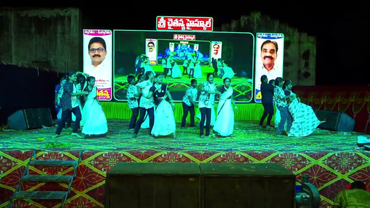 SRI CHAITANYA | ANNUAL DAY | #GEAR UP | NALLANCHU TELLACHEERA | 6TH CLASS GIRLS |