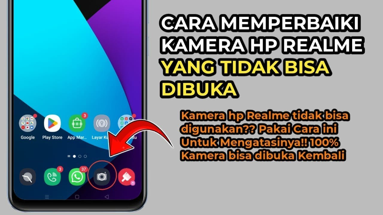 Cara memperbaiki kamera hp yang tidak bisa dibuka hp realme