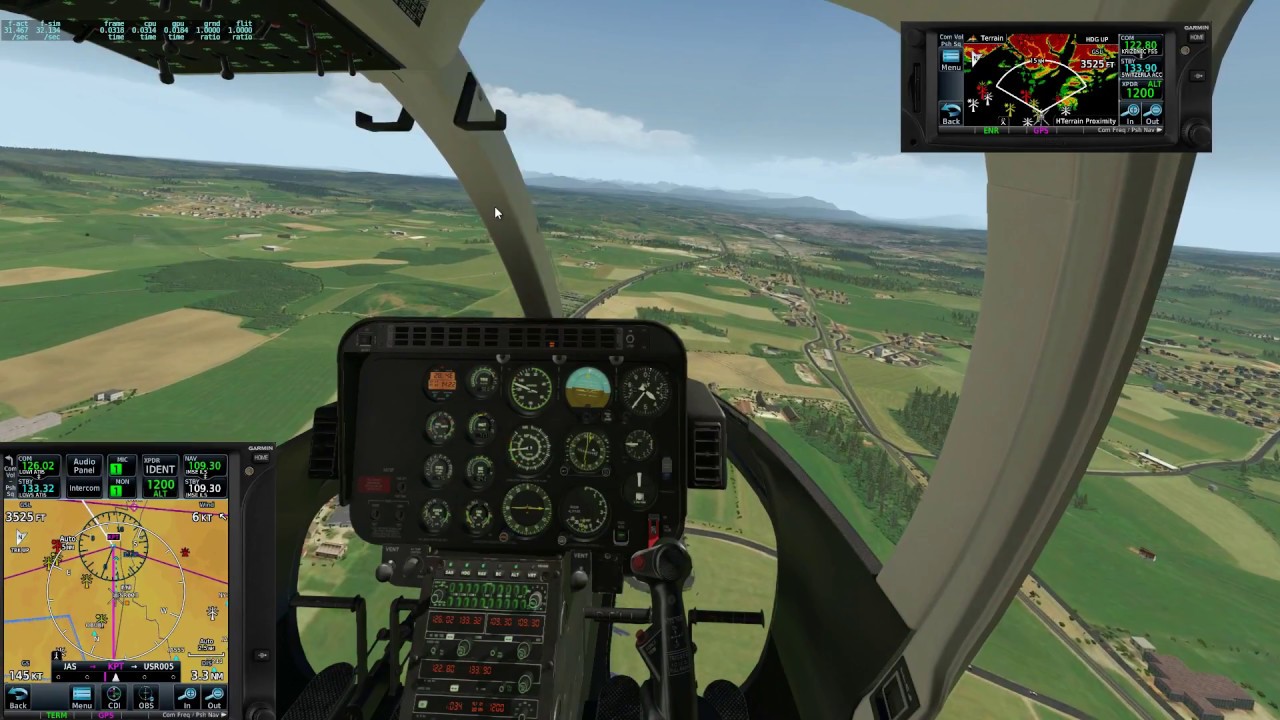 X-Plane 11: Bell 407, RealityXP 750/650, EDJA to LOWI