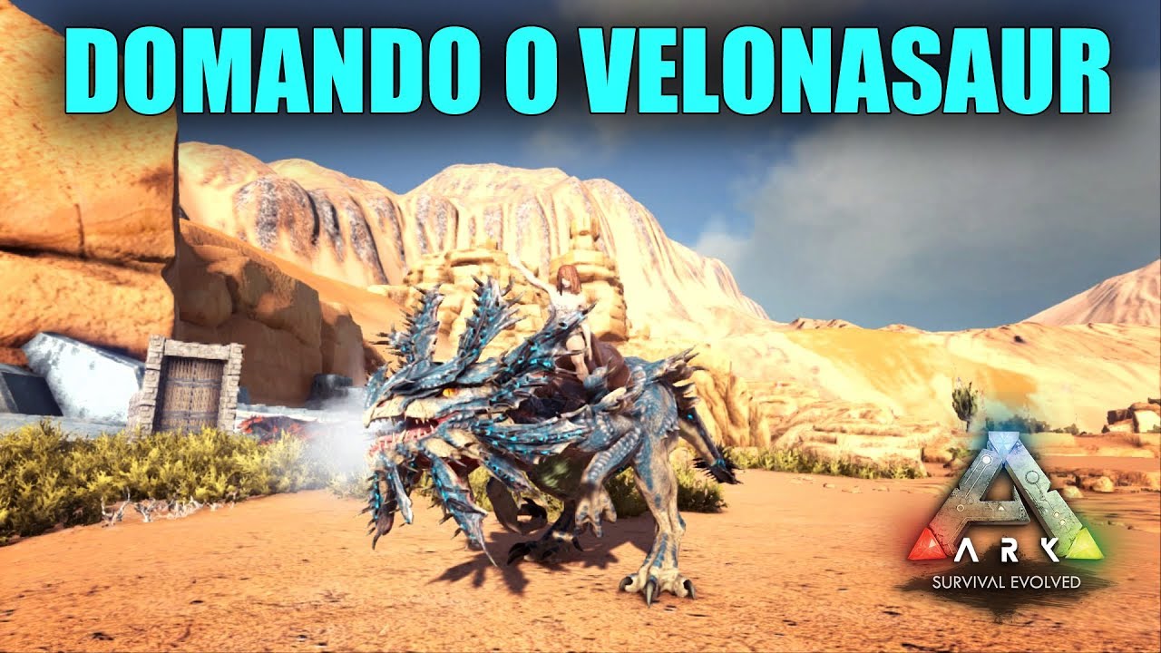 Como Domar e Habilidade do Velonasaur - Ark Extinction PT BR